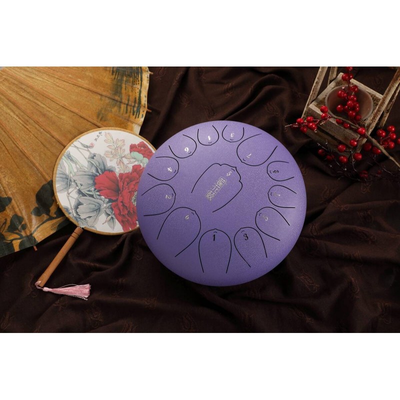 Hluru-Huashu THL13-12-Lavender - Tounge Drum