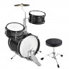 Kera Audio ZPD-3-Black - Zestaw perkusyjny dla dzieci Kera Audio ZPD-3-Black - Zestaw perkusyjny dla dzieci