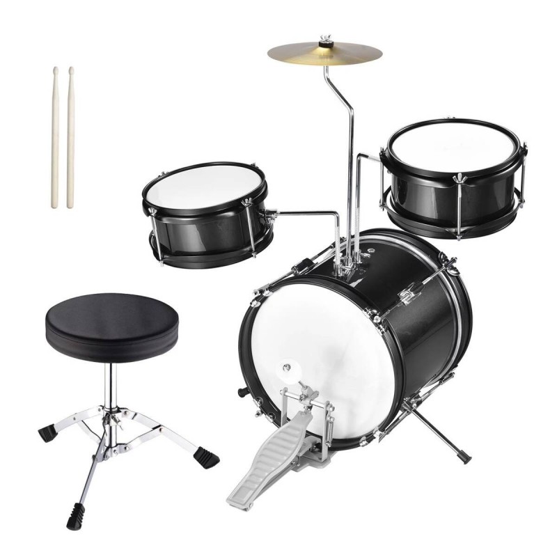Kera Audio ZPD-3-Black - Zestaw perkusyjny dla dzieci Kera Audio ZPD-3-Black - Zestaw perkusyjny dla dzieci