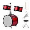 Kera Audio ZPD-3-Red - Zestaw perkusyjny dla dzieci Kera Audio ZPD-3-Red - Zestaw perkusyjny dla dzieci