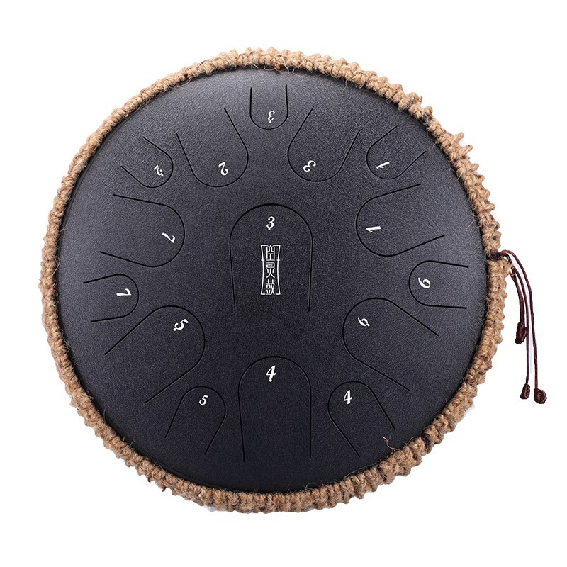 Hluru TB11-14-Charcoal - Tounge Drum