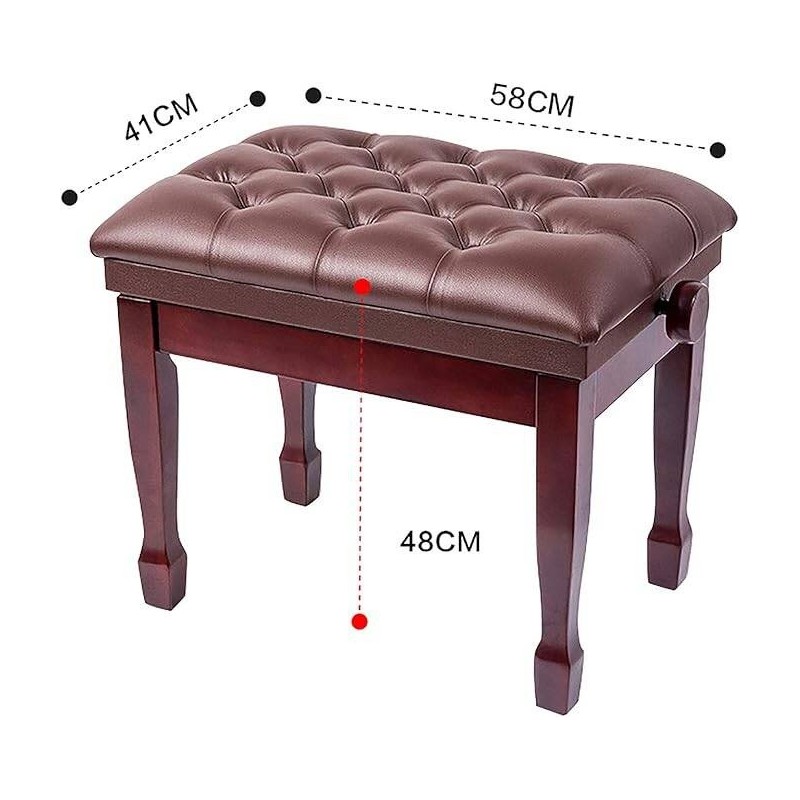 Ka-Line Stand SP-017-Brown - Ława do fortepianu