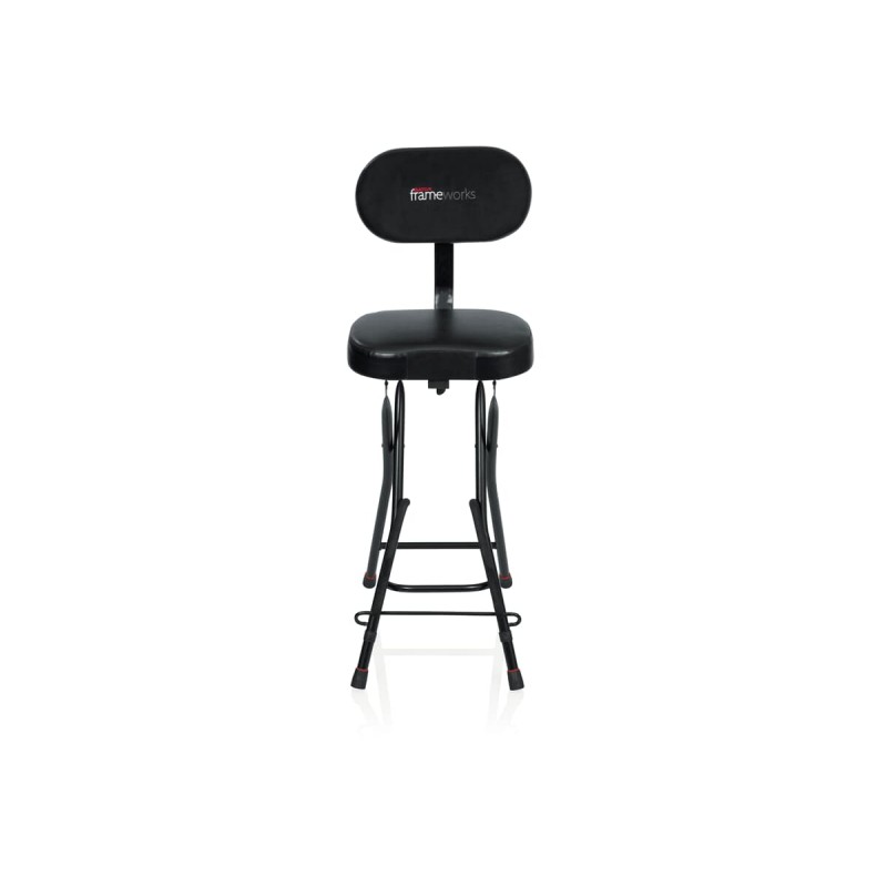 Gator Frameworks GFW-GTR-SEAT - Krzesło na gitarzysty ze statywem Gator Frameworks GFW-GTR-SEAT - Krzesło na gitarzysty ze statywem