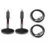 Gator Frameworks GFW-MIC-DESKTOP-2PK - Zestaw statywów mikrofonowych z kablami XLR Gator Frameworks GFW-MIC-DESKTOP-2PK - Zestaw statywów mikrofonowych z kablami XLR