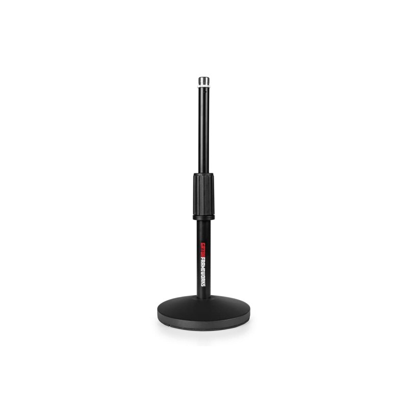 Gator Frameworks GFW-MIC-DESKTOP-2PK - Zestaw statywów mikrofonowych z kablami XLR Gator Frameworks GFW-MIC-DESKTOP-2PK - Zestaw statywów mikrofonowych z kablami XLR