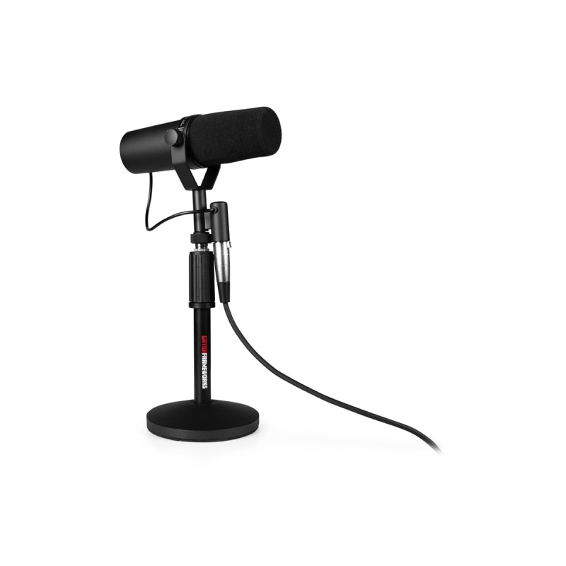 Gator Frameworks GFW-MIC-DESKTOP-2PK - Zestaw statywów mikrofonowych z kablami XLR Gator Frameworks GFW-MIC-DESKTOP-2PK - Zestaw statywów mikrofonowych z kablami XLR