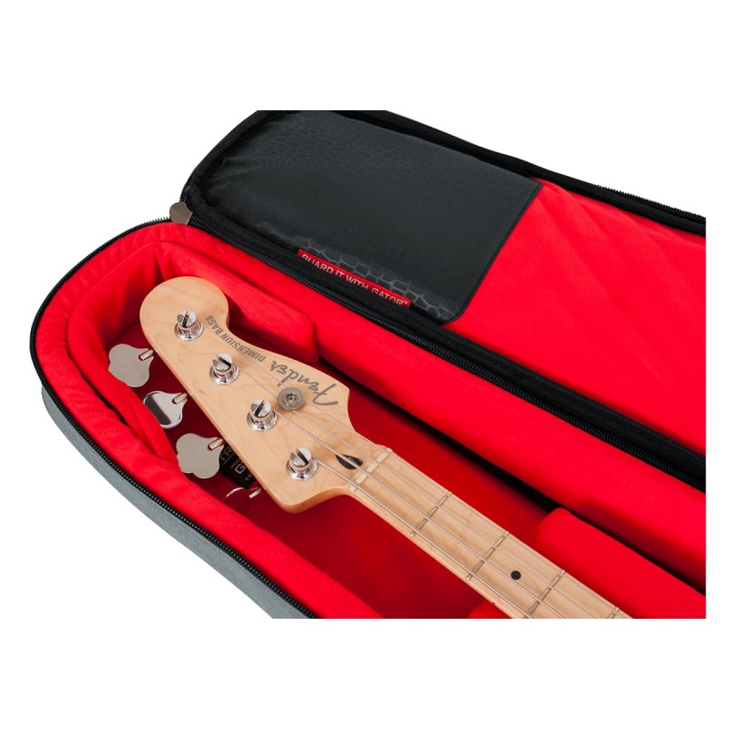 Gator Cases GT-BASS-GRY - Pokrowiec na gitarę basową z serii Transit Gator Cases GT-BASS-GRY - Pokrowiec na gitarę basową z serii Transit