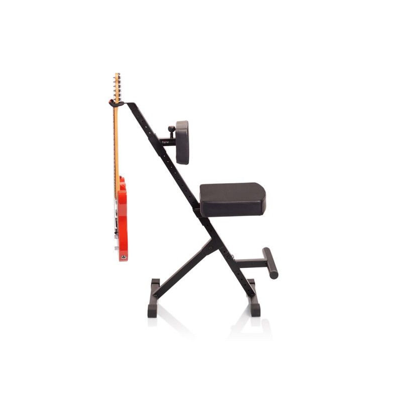 Gator Frameworks GFW-GTR-SEATDLX - Krzesło na gitarzysty ze statywem Gator Frameworks GFW-GTR-SEATDLX - Krzesło na gitarzysty ze statywem