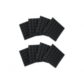 Gator Frameworks GFW-ACPNL1212PCHA-8P - Zestaw 8 paneli piramidowych z pianki akustycznej