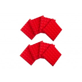 Gator Frameworks GFW-ACPNL1212PRED-8P - Zestaw 8 paneli piramidowych z pianki akustycznej