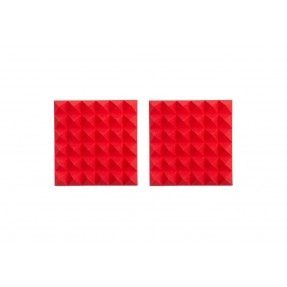 Gator Frameworks GFW-ACPNL1212PRED-2P - Zestaw 2 paneli piramidowych z pianki akustycznej