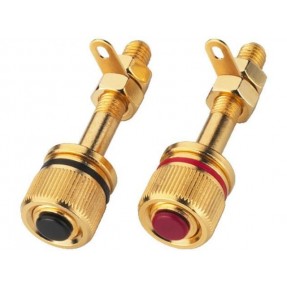 Monacor BP-530G - Para terminali głośnikowych