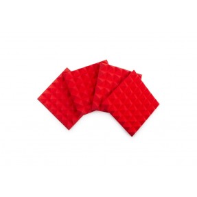 Gator Frameworks GFW-ACPNL1212PRED-4P - Zestaw 4 paneli piramidowych z pianki akustycznej