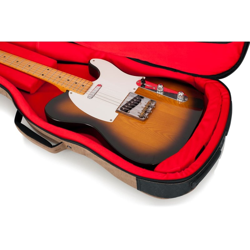 Gator Cases GT-ELECTRIC-TAN - Pokrowiec na gitarę elektryczną z serii Transit Gator Cases GT-ELECTRIC-TAN - Pokrowiec na gitarę elektryczną z serii Transit