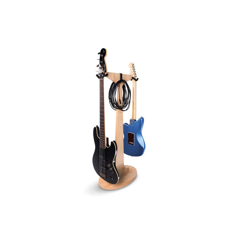 Gator Frameworks GFW-ELITEGTRHNGSTD-2-MPL - Podwójny wiszący stojak gitarowy