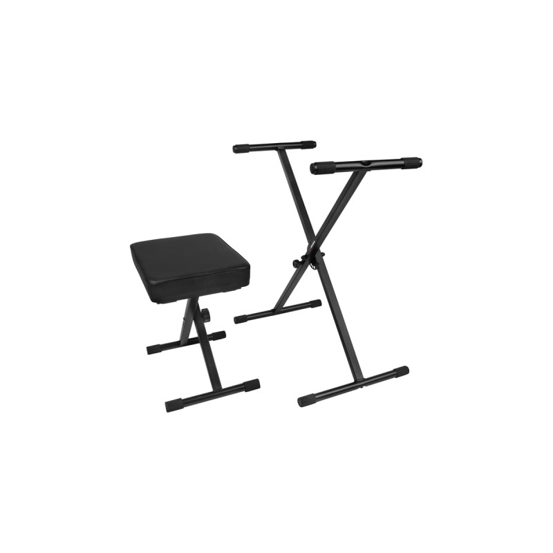 Gator Frameworks GFW-KEYBENCH-SET - Siedzisko do keyboardu i statyw typu X Gator Frameworks GFW-KEYBENCH-SET - Siedzisko do keyboardu i statyw typu X