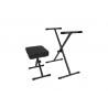 Gator Frameworks GFW-KEYBENCH-SET - Siedzisko do keyboardu i statyw typu X Gator Frameworks GFW-KEYBENCH-SET - Siedzisko do keyboardu i statyw typu X
