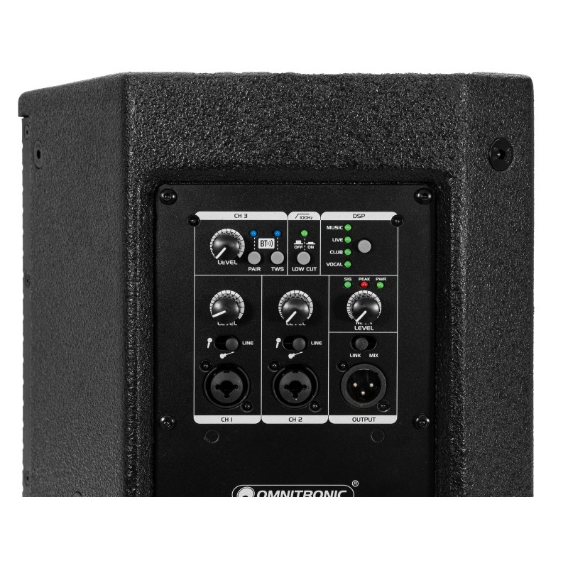 Omnitronic PAS-210A MK4 - Kolumna aktywna Omnitronic PAS-210A MK4 - Kolumna aktywna