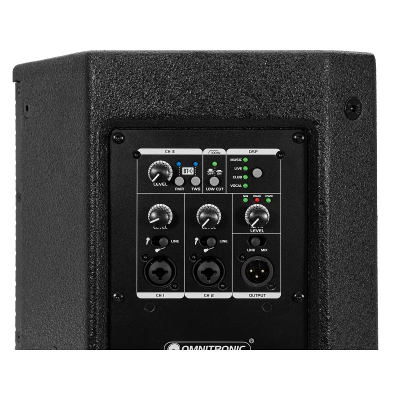Omnitronic PAS-212A MK4 - Kolumna aktywna Omnitronic PAS-212A MK4 - Kolumna aktywna