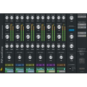 PSP Audioware auralComp Wtyczka VST - 1 - Efekty (wtyczki VST, VSTi, TDM, RTAS itp.)) - Dynamiczny procesor dostosowany do wzmoc