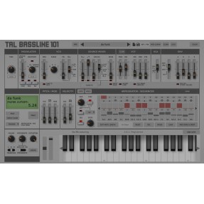 TAL BassLine-101 Wirtualny syntezator VST - 1 - Efekty (wtyczki VST, VSTi, TDM, RTAS itp.)) - BassLine-101 to monofoniczny synte