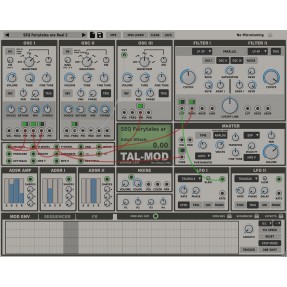 TAL Mod Synthesizer Wirtualny syntezator VST - 1 - Efekty (wtyczki VST, VSTi, TDM, RTAS itp.)) - Mod to wirtualny syntezator ana