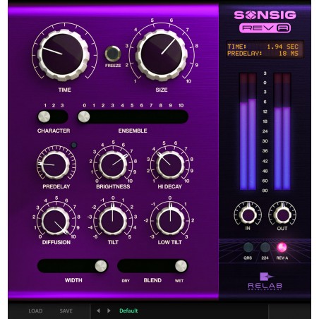 Relab Sonsig Rev-A Wtyczka VST - 1 - Efekty (wtyczki VST, VSTi, TDM, RTAS itp.)) - Łączy tradycyjny algorytmiczny pogłos true-st