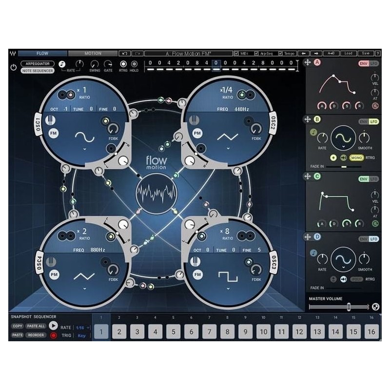 Waves Flow Motion FM Synth - Wirtualny syntezator (do pobrania) Waves Flow Motion FM Synth - Wirtualny syntezator (do pobrania)