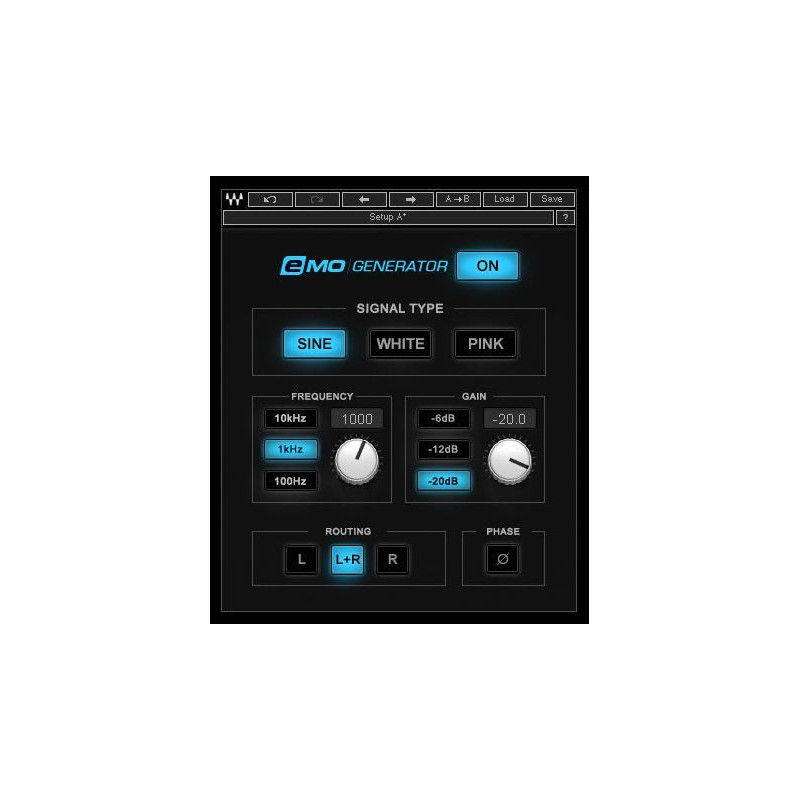 Waves eMo Generator - Wtyczka generatora sygnału (do pobrania)
