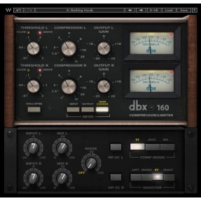 Waves dbx® 160 Compressor / Limiter - Wtyczka kompresora (do pobrania)