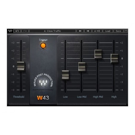 Waves W43 Noise Reduction Plugin - Wtyczka redukcji szumów (do pobrania)