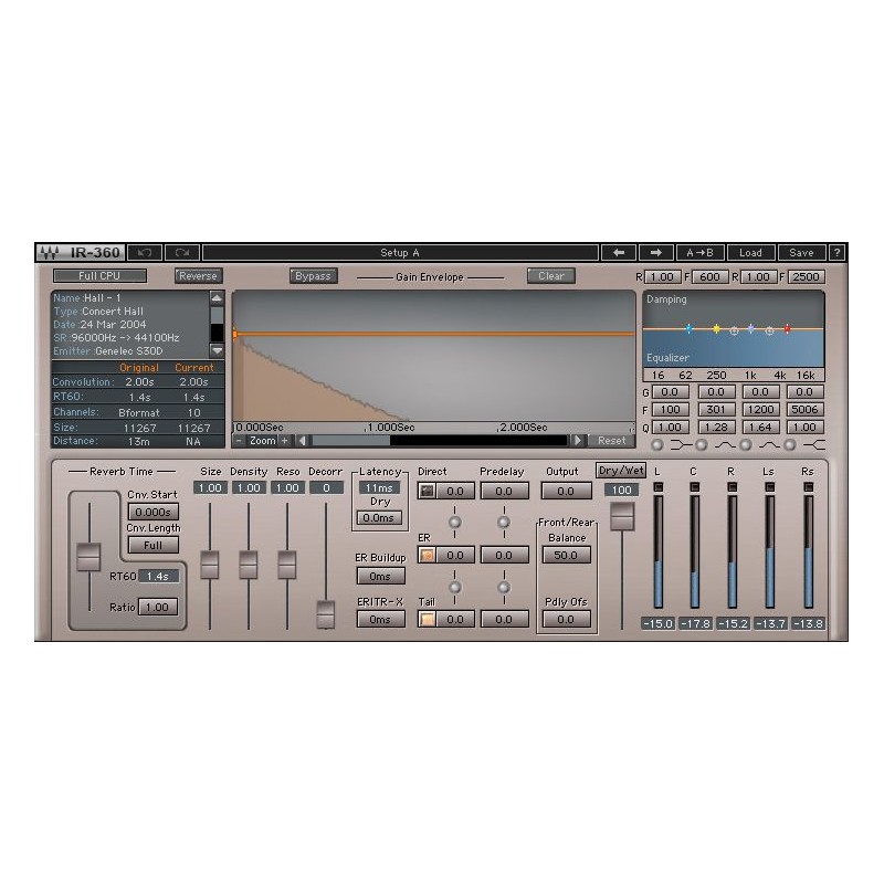 Waves IR360 Convolution Reverb - Wtyczka Surround Reverb (do pobrania) Waves IR360 Convolution Reverb - Wtyczka Surround Reverb (do pobrania)