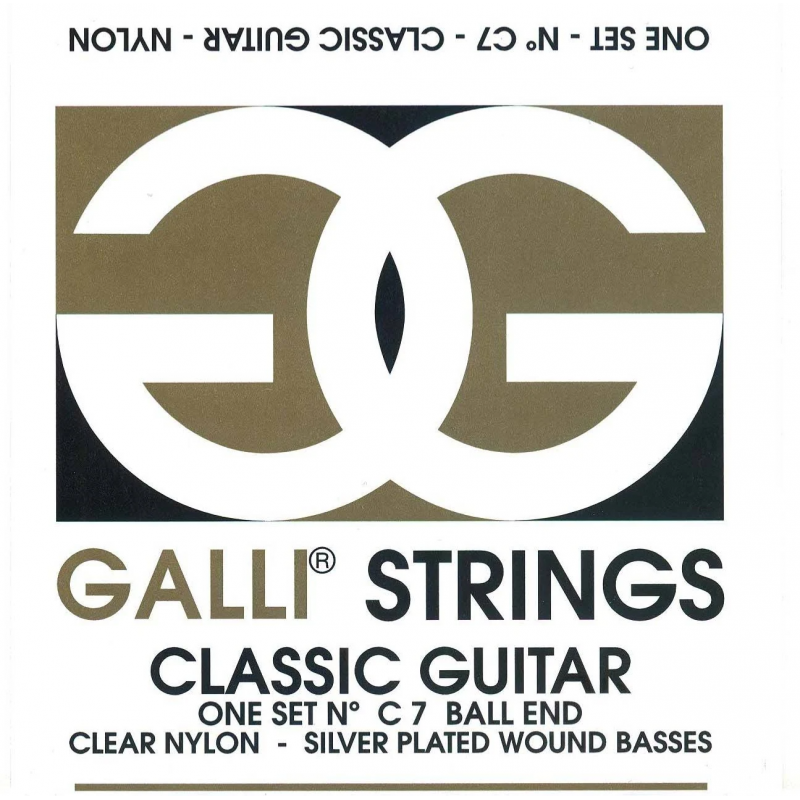 Galli Strings C-007 Nylon Ball End Normal struny do gitary klasycznej - 1 - Strona główna - Wyprodukowane we Włoszech struny do Galli Strings C-007 Nylon Ball End Normal struny do gitary klasycznej - 1 - Strona główna - Wyprodukowane we Włoszech struny do