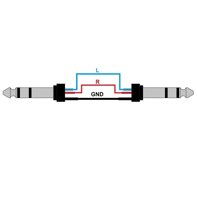 REDS MC16100 BX - Kabel jack stereo - jack stereo 10m - 2 REDS MC16100 BX - Kabel jack stereo - jack stereo 10m - 2