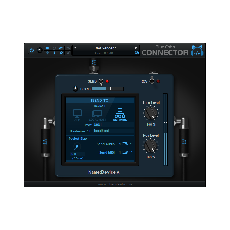 Blue Cat Audio Connector - Wtyczka strumieniowa audio i MIDI (do pobrania) Blue Cat Audio Connector - Wtyczka strumieniowa audio i MIDI (do pobrania)