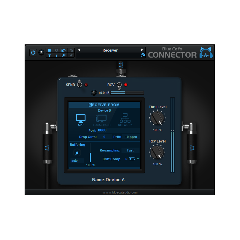 Blue Cat Audio Connector - Wtyczka strumieniowa audio i MIDI (do pobrania) Blue Cat Audio Connector - Wtyczka strumieniowa audio i MIDI (do pobrania)