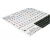 Keyboard Yamaha EZ-310 + naklejki z literową nazwą dźwięku Keyboard Yamaha EZ-310 + naklejki z literową nazwą dźwięku