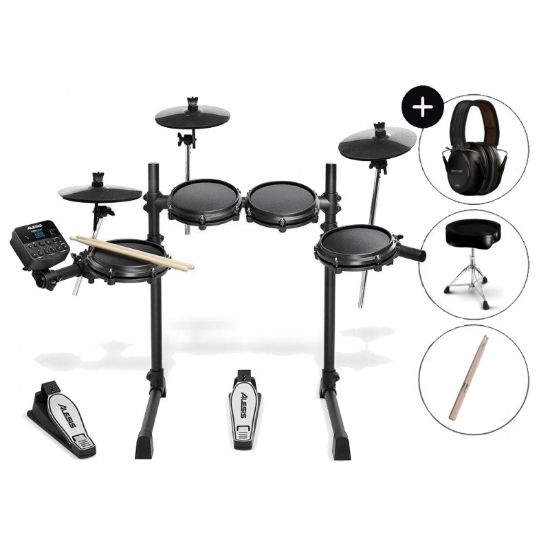 Perkusja elektroniczna Alesis Turbo Mesh Kit + słuchawki + pałki + stołek Perkusja elektroniczna Alesis Turbo Mesh Kit + słuchawki + pałki + stołek