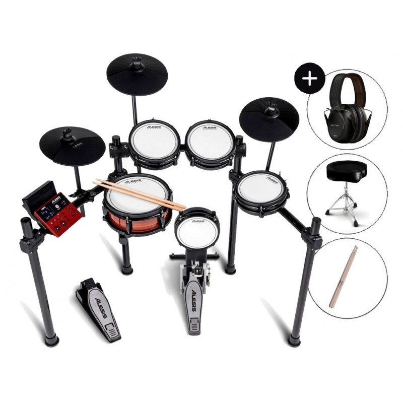 Perkusja elektroniczna Alesis Nitro Pro Kit + słuchawki + pałki + stołek Perkusja elektroniczna Alesis Nitro Pro Kit + słuchawki + pałki + stołek