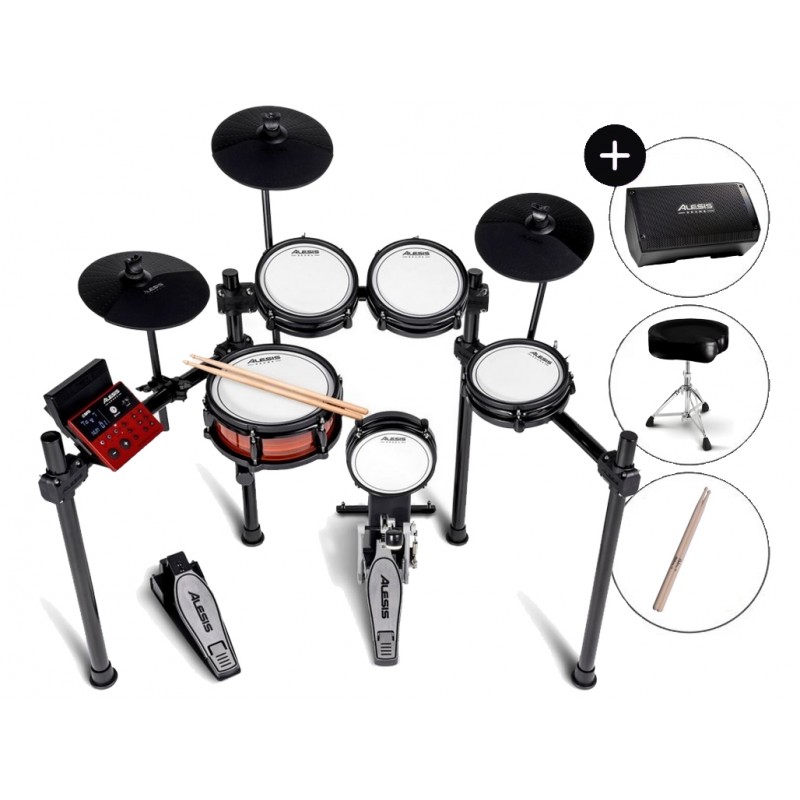 Perkusja elektroniczna Alesis Nitro Pro Kit + odsłuch + kabel + pałki + stołek Perkusja elektroniczna Alesis Nitro Pro Kit + odsłuch + kabel + pałki + stołek