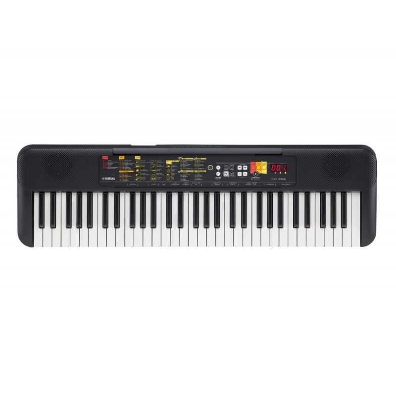 Keyboard Yamaha PSR-F52 + naklejki z literową nazwą dźwięku Keyboard Yamaha PSR-F52 + naklejki z literową nazwą dźwięku