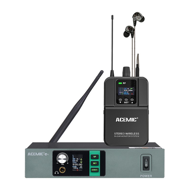 Acemic S1 - Bezprzewodowy system monitoringu dousznego Acemic S1 - Bezprzewodowy system monitoringu dousznego