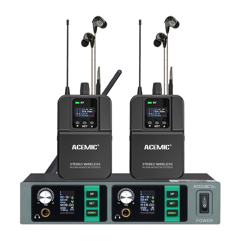 Acemic S2 - Bezprzewodowy system monitoringu dousznego Acemic S2 - Bezprzewodowy system monitoringu dousznego