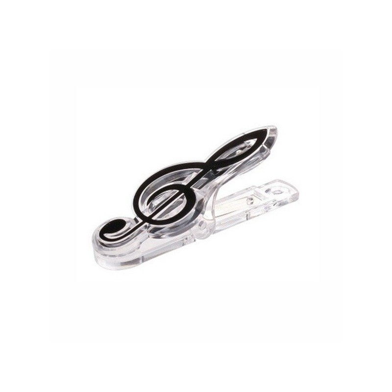 Kera Audio CLIP CLEF czarny - Klips do papieru nut Kera Audio CLIP CLEF czarny - Klips do papieru nut