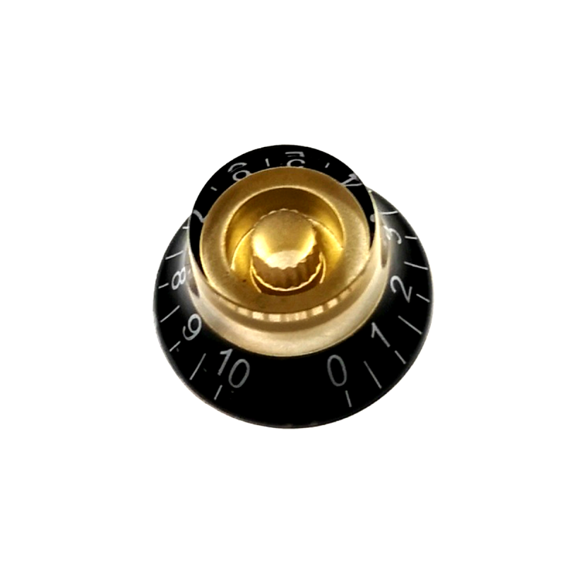 Kera Audio GLP0550 Czarny/Złoty - Gałka do gitary Kera Audio GLP0550 Czarny/Złoty - Gałka do gitary