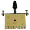 Kera Audio 5P/SQ/ST/Czarny - Przełącznik 5 pozycyjny Kera Audio 5P/SQ/ST/Czarny - Przełącznik 5 pozycyjny