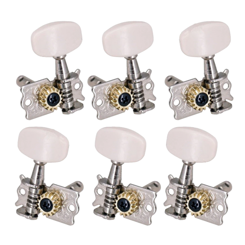 Kera Audio FTSK-3R3L/WH - Klucze do gitary akustycznej Kera Audio FTSK-3R3L/WH - Klucze do gitary akustycznej