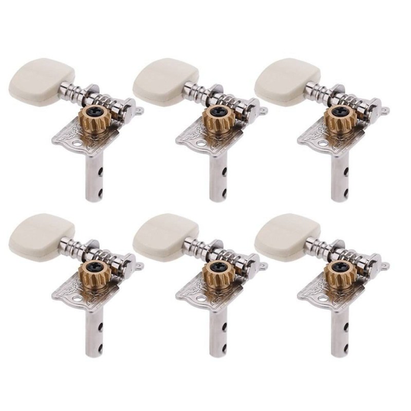 Kera Audio FTSK-3R3L/WH - Klucze do gitary akustycznej Kera Audio FTSK-3R3L/WH - Klucze do gitary akustycznej