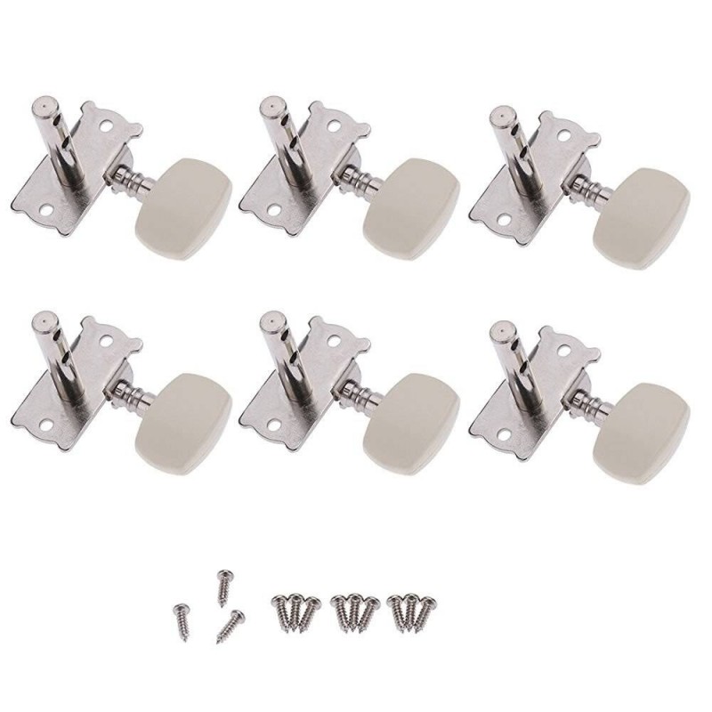Kera Audio FTSK-3R3L/WH - Klucze do gitary akustycznej Kera Audio FTSK-3R3L/WH - Klucze do gitary akustycznej