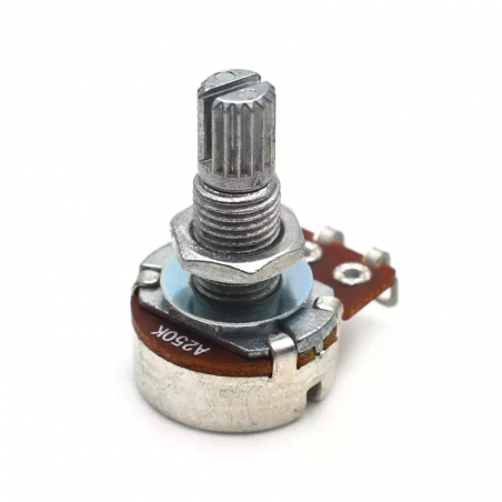 Kera Audio A250K/18 - Potencjometr logarytmiczny - 1 - Pokrętła do gitary - Kera Audio A250K/18 - Potencjometr logarytmiczny